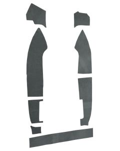 1982-1992 Camaro Cargo Area Felt Carpert  Side  Set-Maroon