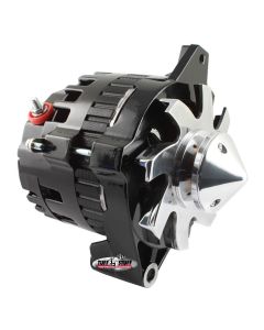 1986-1986 Camaro Silver Bullet Alternator; 160 AMP; 1 Wire Or OEM Hookup; V Groove Pulley; Black;
