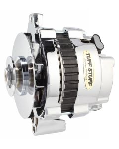 1986-1986 Camaro Alternator; 105 AMP; 1 Wire Or OEM; V Groove Pulley; Exceeds Rigorous Standards; Chrome;
