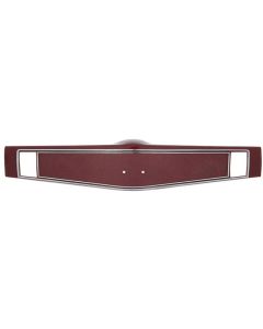 1969 Camaro  Steering Wheel Shrouds with "Hot Stamp" Chrome Trim- Red