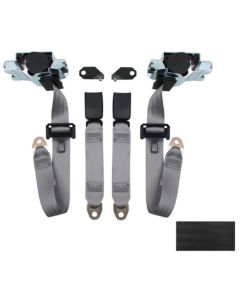 1982-1992 Camaro Front Seat Belt Kit Black