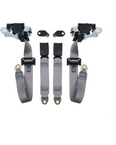 1982-1992 Camaro Front Seat Belt Kit Grey