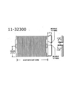 1982-1985  Camaro  305, Factory Replacement Condenser