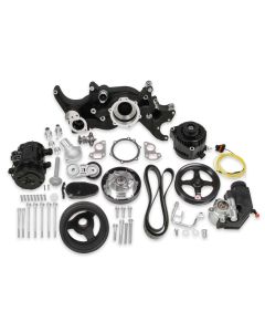 LS Engine Drive includes SD7 A/C Compressor, Alternator, P/S Pump, Tensioner, Crank Damper, Belt, & Pulleys
