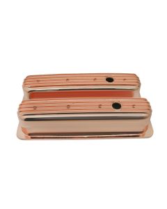 1987-1997 Camaro  5.0L & 5.7L Tall Center Bolt Valve Covers - Finned - Copper