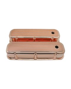 1967-1995 Camaro  Big Block  Tall Aluminum Valve Covers - Finned - Copper