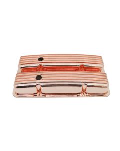 1967-1986 Camaro Small Block  Valve Covers - Finned - Copper
