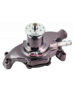 1967-1971 Chevrolet Camaro Platinum SuperCool Water Pump; 5.625 in. Hub Height; 5/8 in. Pilot; Short; Flat Smooth Top And No Top Threaded Water Port; Black Chrome; 1353NA7