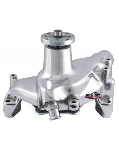 1969-1992 Chevrolet Camaro Platinum SuperCool Water Pump; 6.937 in. Hub Height; 5/8 in. Pilot; Long; Flat Smooth Top; Polished; 1448NB
