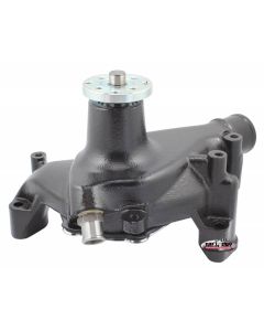 1969-1996 Chevrolet Camaro SuperCool Water Pump; 6.937 in. Hub Height; 5/8 in. Pilot; Long; Reverse Rotation; Threaded Water Port; Black; For Custom Serpentine Systems Only; 1449NCREV