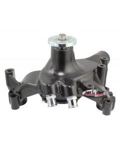 1969-1972 Chevrolet Camaro SuperCool Water Pump; 7.281 in. Hub Height; 5/8 in. Pilot; Long; Reverse Rotation; (2) Threaded Water Ports; Black; For Custom Serpentine Systems Only; 1461NCREV