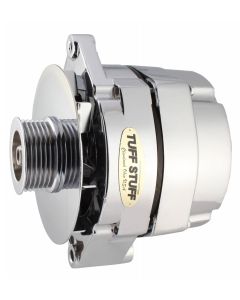 1973-1983 Camaro Alternator; 80 AMP; OEM Or 1 Wire; 6 Groove Pulley; Aluminum; Polished;