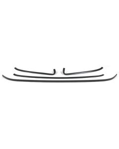 1975-1981 Camaro Black Anodized Rear Windsheild Molding Set
