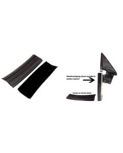 1984-1992 Camaro Front Window Channel Vertical Weatherstripp