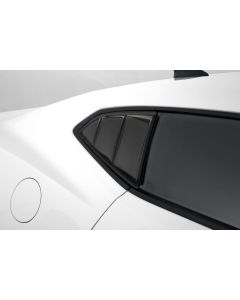 2016-2021  Camaro Louvered  Quarter Window Covers,Carbon Fiber Look