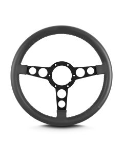 1969-1981  Camaro - Pontiac Formula Steering Wheel Dark Grey Leather Wrap