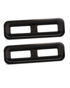 1967-1968 Camaro Billet Taillilght Bezel Matte Black 
