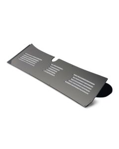 1970-1981 Camaro Billet Aluminum Cowl Vent, Gloss Black Anodized Finish