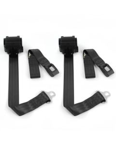 1982 -1992 Camaro  Standard 2pt Black Retractable Bucket Sea