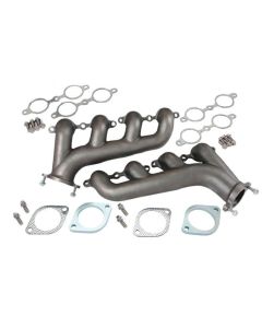 1967-1969 Camaro Rear Dump Cast Iron LS Exhaust Manifolds, Raw