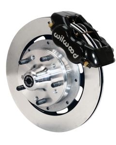 Wilwood Forged Dynalite  Brake Front Brake Kit  - Black Coat Caliper - SRP Drilled & Slotted Rotor