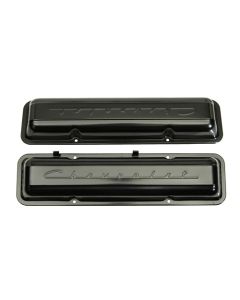 1965-66 Chevy C10 Truck Valve Covers With Chevrolet Script, Small Block