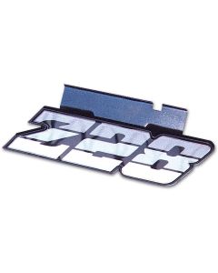 Camaro Grille Emblem, Z28, Silver, 1980-1981