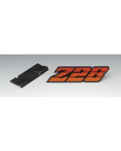 Camaro Grille Emblem, Z28, Orange, 1980-1981