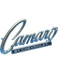 Camaro By Chevrolet Header Panel Or Deck Lid Emblem, 1968-1969
