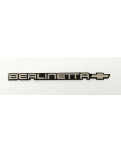 Rear Emblem,Berlinetta,Black/Gold,85-86