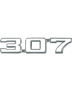 Camaro Front Fender Emblems, 307ci, 1969