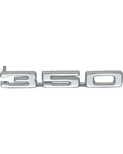 Camaro Fender Emblem, Right Front, 350ci, 1968