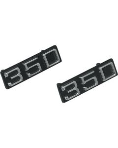 Camaro Front Fender Emblems, 350ci, 1970-1975