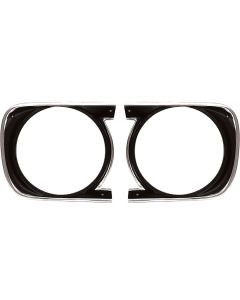 Camaro Headlight Bezels, Except Rally Sport, 1968