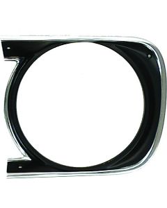 Camaro Headlight Bezel, Left, 1968