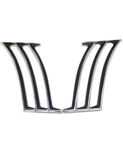 Camaro Quarter Panel Louvers, Rear, 1969