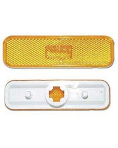 Camaro Side Marker Light Assemblies, Front, Light Amber, 1974-1977