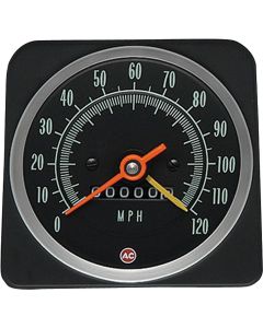 Camaro Speedometer, With Speed Warning, 1969