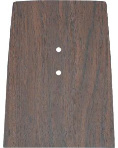 1968 Walnut Console Forward Plate