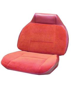 1979-1981 Camaro Rear Seat Cover, Sierra grain vinyl with Empress cloth inserts PUI Interiors
