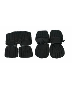 1970 Distinctive Industries Seat Cover Set, Front And Rear-Black