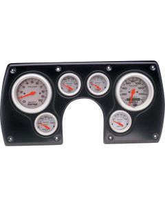 Camaro Dash Panel, With 6 AutoMeter Ultra Lite Gauges, Black, 1982-1989