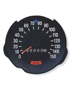Camaro 130 MPH Speedometer, Without Speed Warning, 1970-1978