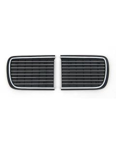 Camaro Headlight Door Covers, With Chrome Edge, RS, 1968