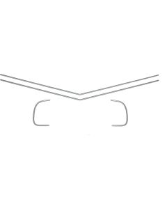 Camaro Grille Molding Set, Standard, 1969