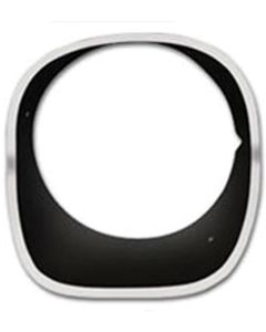 Camaro Headlight Bezel, Left, Black, Z28, 1974-1977