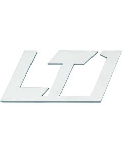 Camaro Fender Emblem, LT1, Stainless Steel