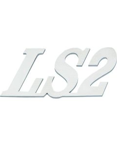 Camaro Fender Emblem, LS2, Stainless Steel