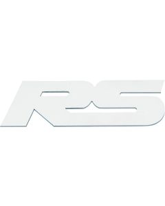 Camaro Rear Panel Emblem, RS, Stainless Steel