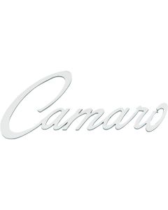 Camaro Fender Emblem, "Camaro Script", Stainless Steel, 1967-1969